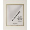 Callen 11 x 14 Ivory   Gold Bevel Edge Double Hand Cut Photo Mat