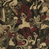 Alexander Henry Dark Smoke Las Elegantes Premium Cotton Fabric