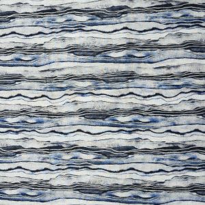 Stacked Linear Layers Blue 108 Wide Premium Cotton Fabric - 1