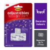 Command 108ct Mini Adjustable Decorating Clips   Strips