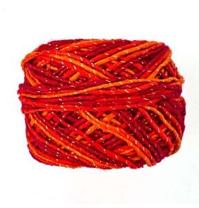 Darn Good Yarn Sparkle 75yds Worsted Silk Yarn - Phoenix Rising