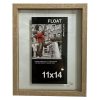 Innovative Home Creations 11 x 14 Natural Wood Float Frame