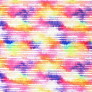 Multicolor Watercolor Striped Quilt Cotton Fabric by Keepsake Calico - 1