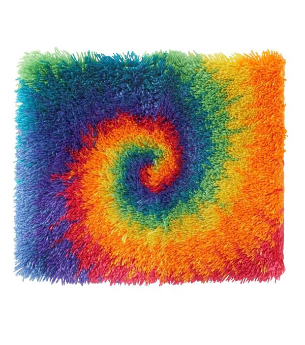 Shaggy Latch Hook Kit 12X12 Pinwheel - Image 4