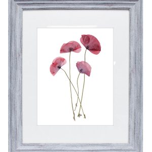 BP 16 20 Distressed Blue Wash Wall Photo Frame - 1