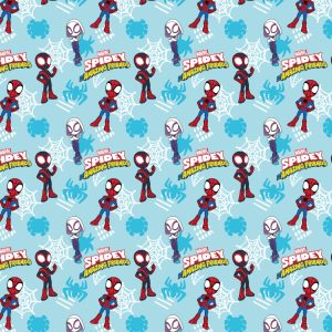 Spidey And Friends Cotton Fabric Hero - 1