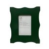 2 x 3 Green Scalloped Tabletop Picture Frame by Place   Time