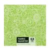 18 x 21 Scroll on Green Cotton Fabric Quarter 1pc by Keepsake Calico