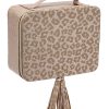 Jett Setter Vegan Leather Leopard Makeup Bag