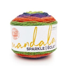 Lion Brand Yarn Mandala Sparkle Light Weight Acrylic Yarn - Monoceros