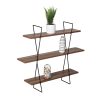 Honey Can Do Three Tier Decorative Wall Shelf