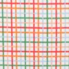 Blue Grid Plaid Anti Pill Plush Fleece Fabric