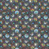 Space Badges Super Snuggle Flannel Fabric