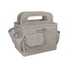 Everything Mary 9 Dots on Tan Collapsible Craft Caddy