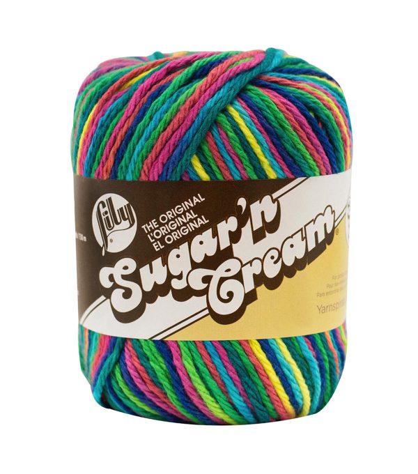 Lily Sugar n Cream Ombres Super Size 200yds Worsted Cotton Yarn - Image 2