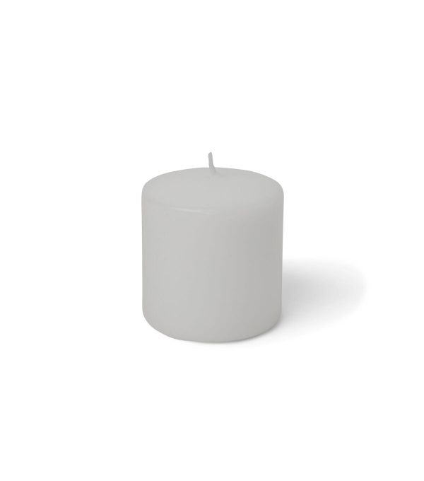 3 x 3 White Pillar Candles 3pk by Hudson 43 - Image 2