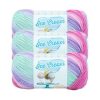Lion Brand Ice Cream 394yds Light Weight Acrylic Yarn 3 Bundle
