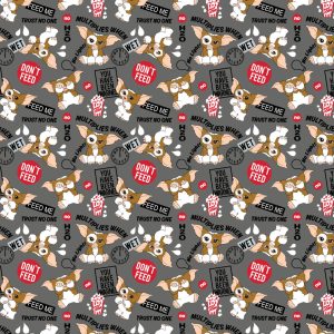 Gremlins Rules Pop Culture Cotton Fabric