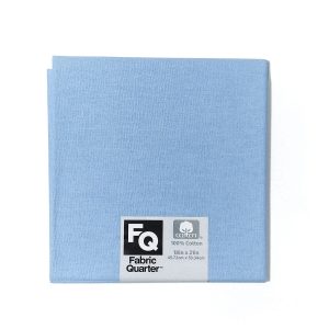 Medium Blue Cotton Fabric Quarter