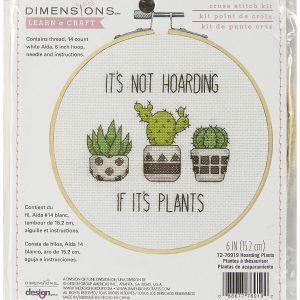 Dimensions Plant Cross Stitch Kit 6  Hoop - 1