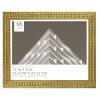 10 x 8 Gold Thick Ribbed Tabletop Picture Frame by Place   Time