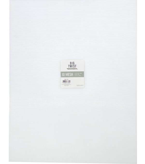 10 x 13 Clear 10 Plastic Mesh Embroidery Canvas by Big Twist