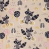 Racoons on Bikes Blizzard Fleece Fabric