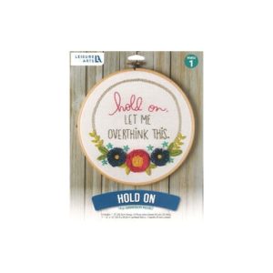Leisure Arts 8 Hold On Embroidery Kit - 1