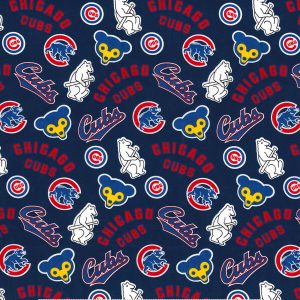 Fabric Traditions Cooperstown Chicago Cubs Cotton Fabric