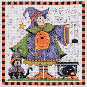 Design Works 8 Trick or Treat Counted Cross Stitch Kit - 1