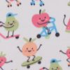 Fruit Skateboarding Blizzard Prints Fleece Fabric