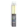 10 LED Ivory Wave Edge Ivory Taper Candles 2pk by Hudson 43