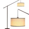 Brightech Hudson LED Floor Lamp   Bronze