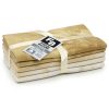 18 x 21 Tan Textured Cotton Fabric Quarters 5ct by Keepsake Calico