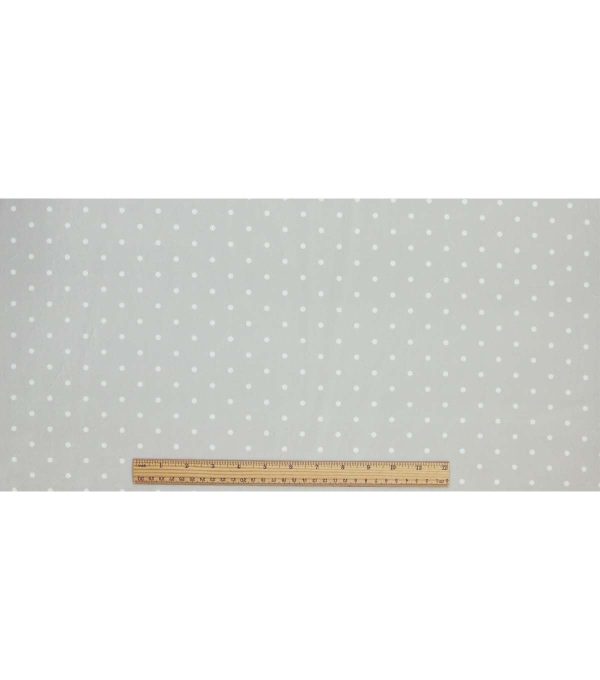 Small Dots on Green Soft   Minky Fleece Fabric - Image 5