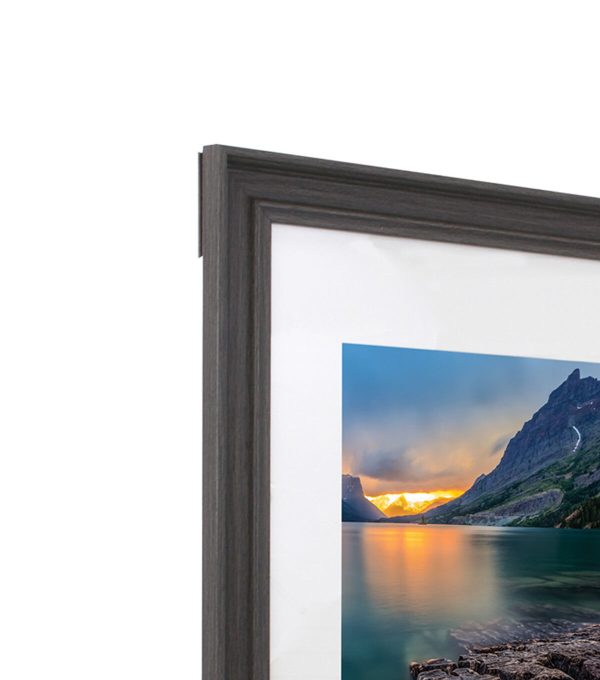 BP 16 20 Matted to 11 14 Rustic Gray Wall Frame - Image 4