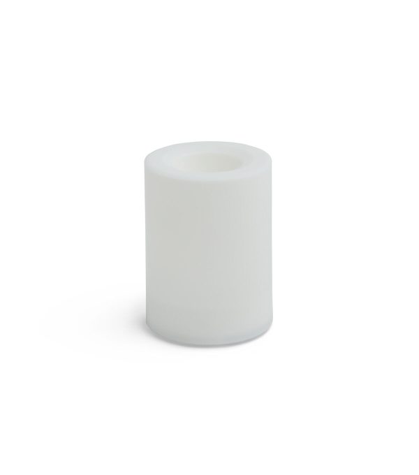 Flameless 3 4 White LED Indoor   Outdoor Pillar Candle - Image 3