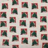 Trees on Brown Super Snuggle Christmas Flannel Fabric