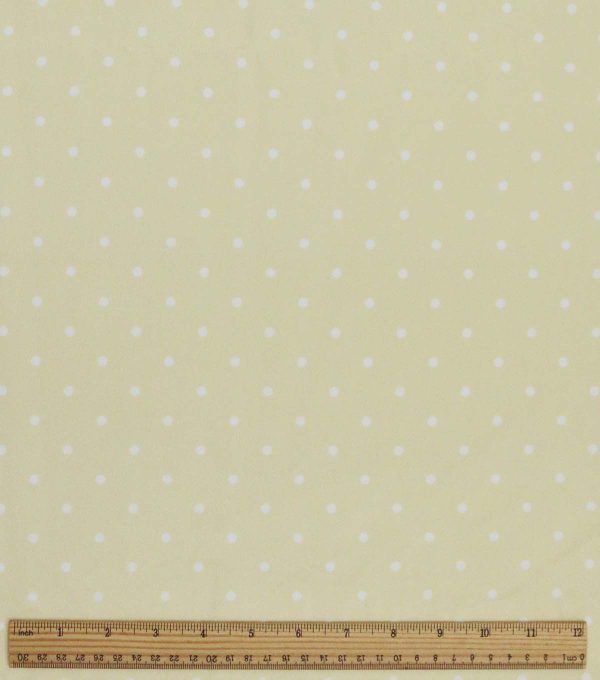 Small Dots on Green Soft   Minky Fleece Fabric - Image 6