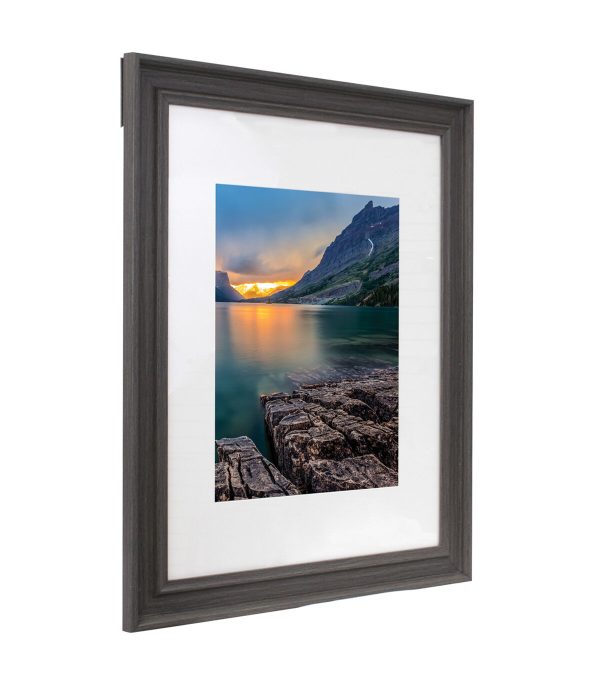 BP 16 20 Matted to 11 14 Rustic Gray Wall Frame - Image 2