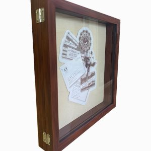 8 x 10 Cherry Front Loading Shadow Box by Place   Time
