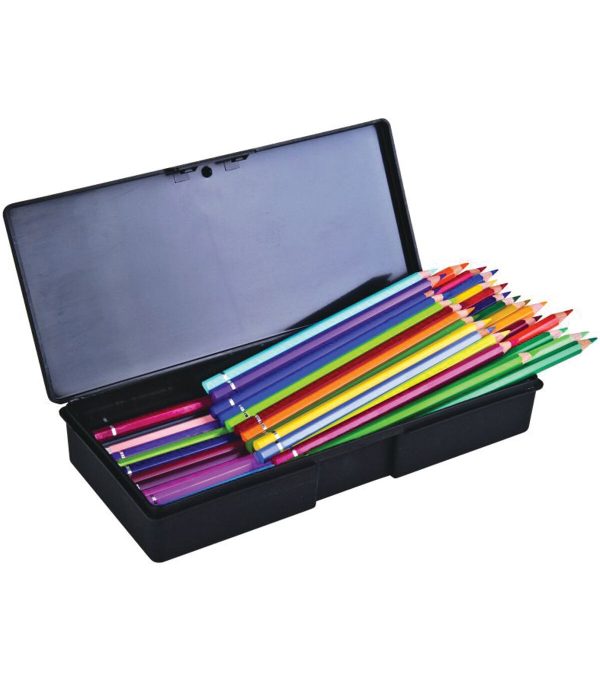 ArtBin 10 Black Plastic Pencil   Marker Box - Image 3