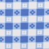 Blue Floral Gingham Blizzard Fleece Fabric