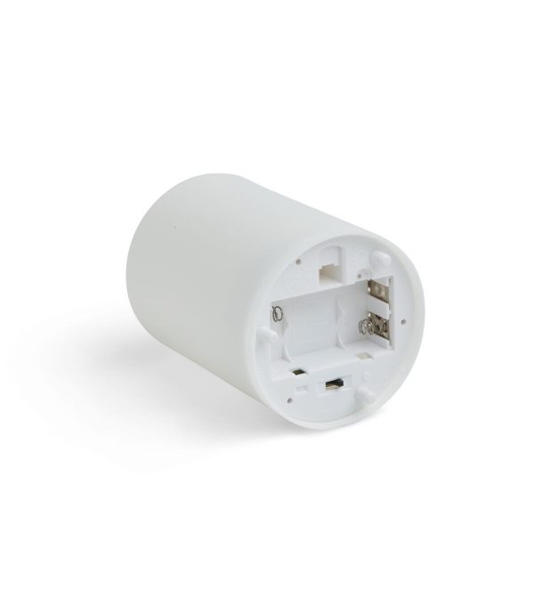Flameless 3 4 White LED Indoor   Outdoor Pillar Candle - Image 4